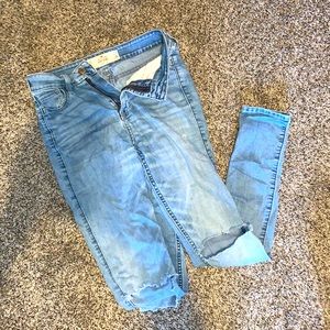 hollister super skinny highrise jeans